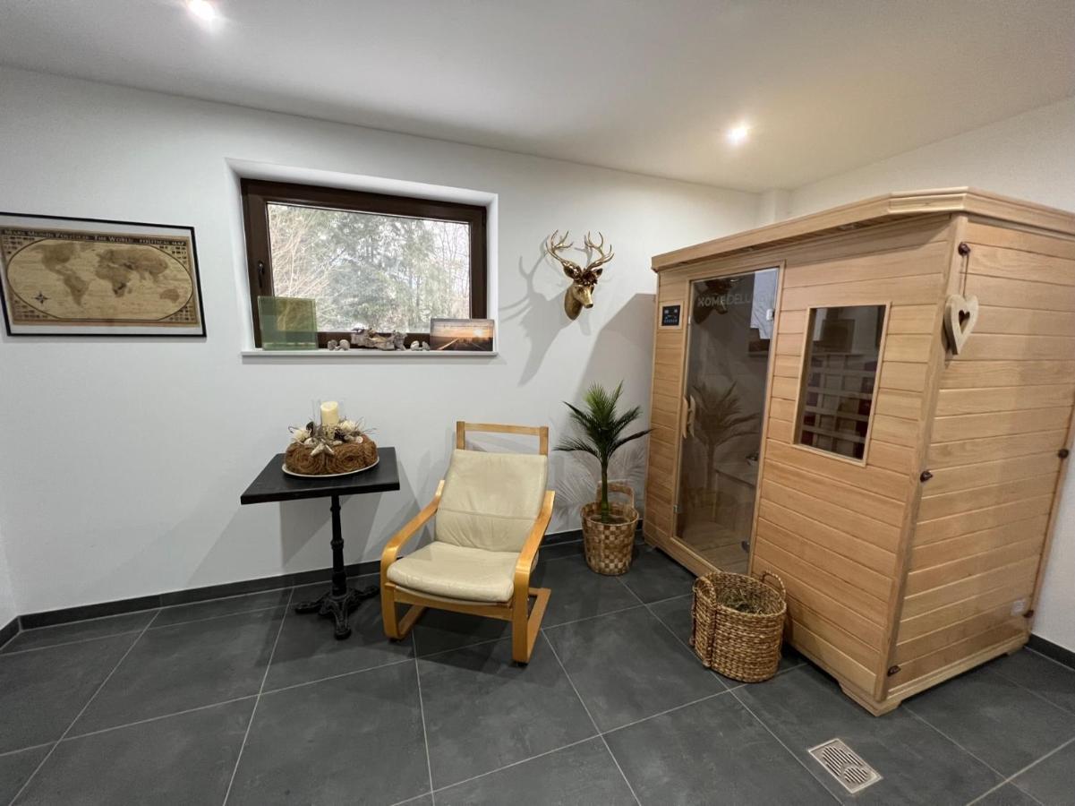 Wellness Am Morgengau Mit Whirlpool Und Sauna Rotterode ภายนอก รูปภาพ