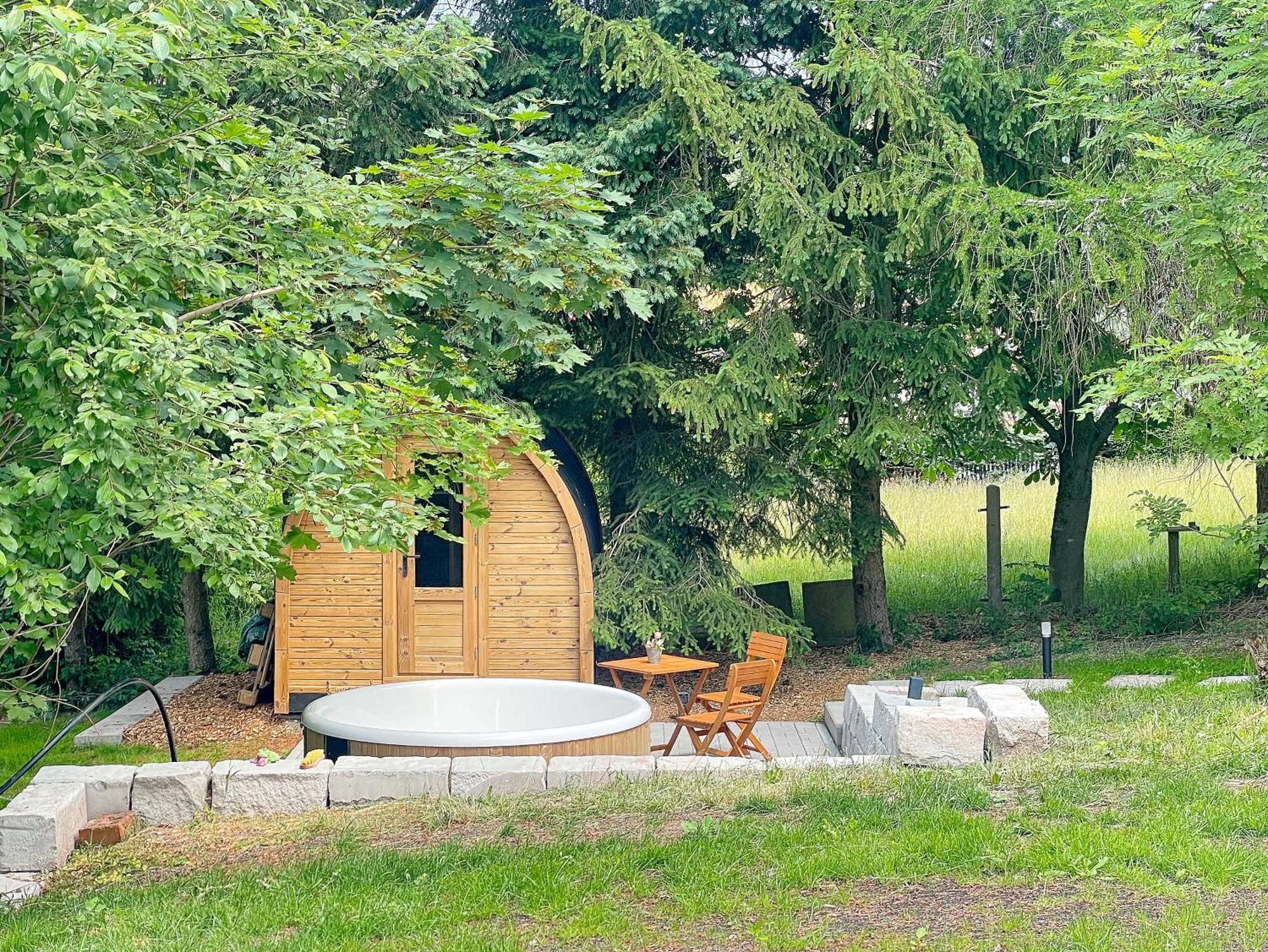 Wellness Am Morgengau Mit Whirlpool Und Sauna Rotterode ภายนอก รูปภาพ
